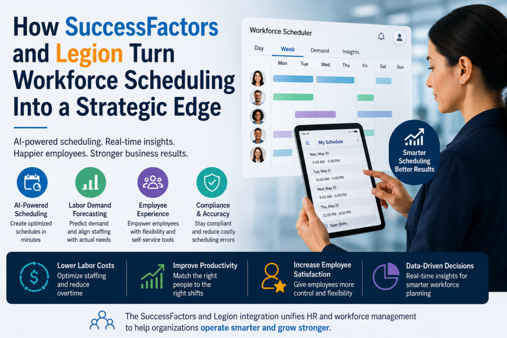 How SAP SuccessFactors and Legion Turn Workforce Scheduling Into a Strategic Edge
