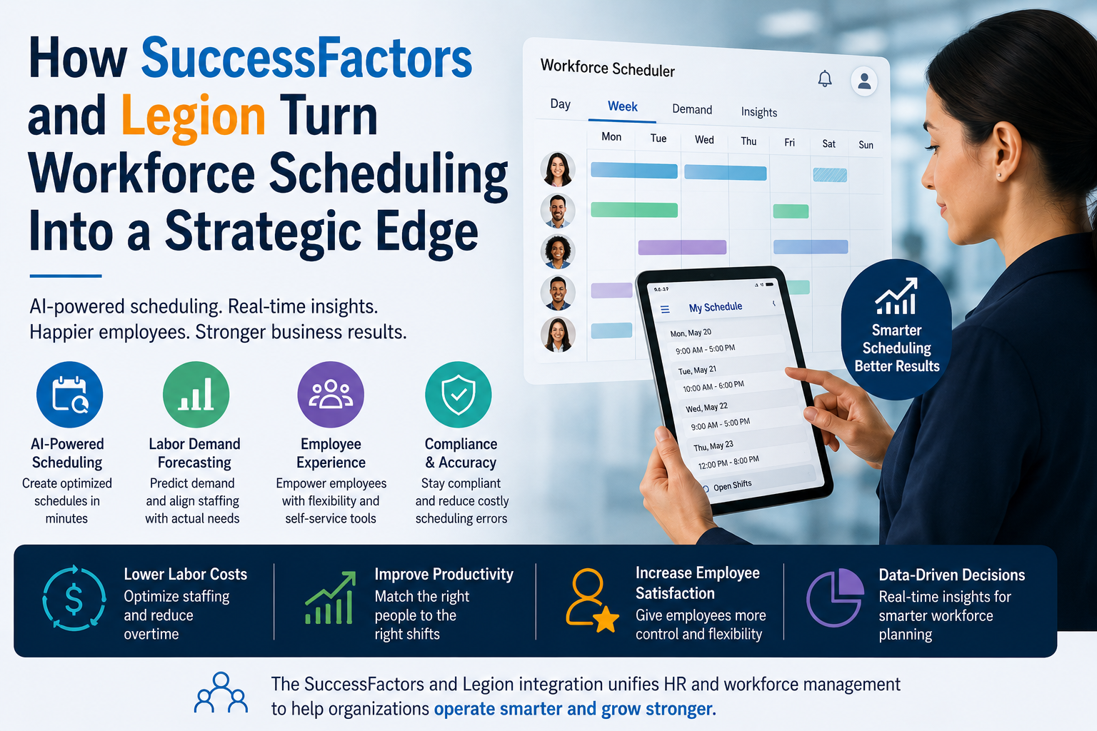 How SAP SuccessFactors and Legion Turn Workforce Scheduling Into a Strategic Edge