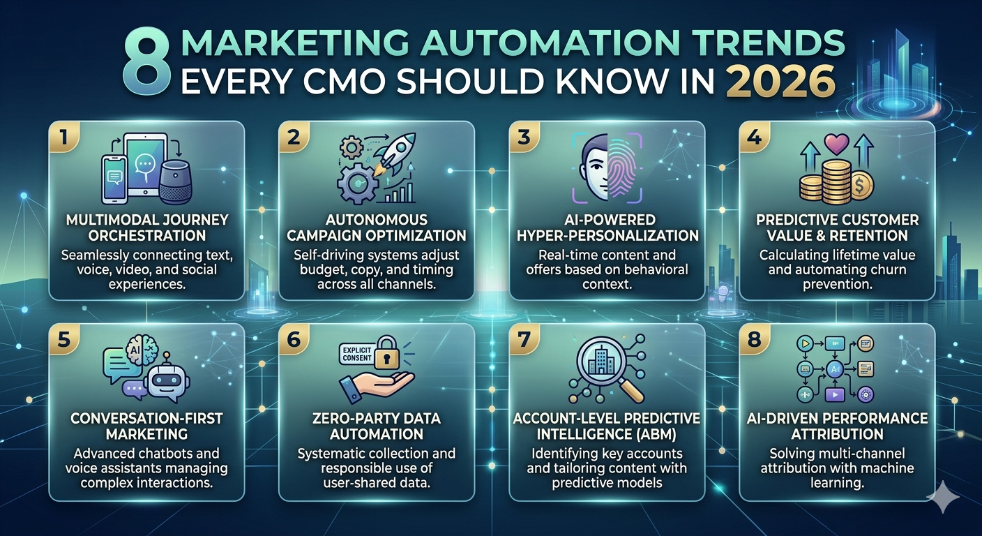 8 Marketing Automation Trends Every CMO Should Know in 2026